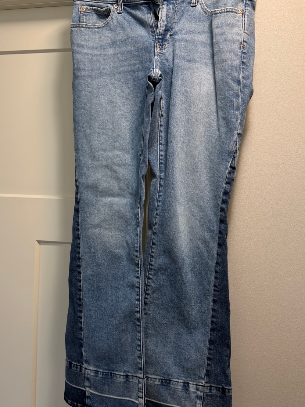 Gap Light Blue Womens Two-Tone Jeans - Picture 1 of 5